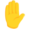 Raised Hand emoji on Messenger